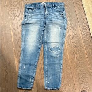 Moussy Vintage Distressed Slim Straight Jeans – Size 30